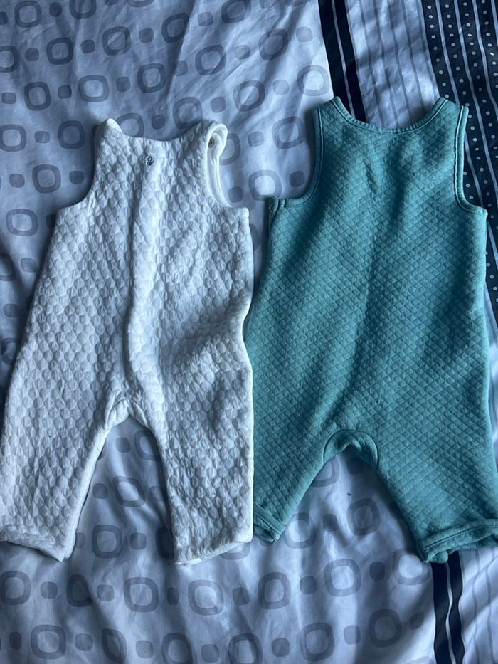 Lot de 2 salopette bébé taille 3 mois - photo numéro 2