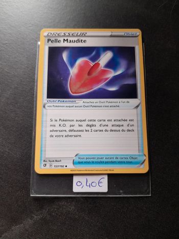 Carte Pokémon Pelle Maudite 157/192