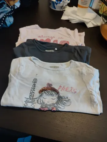 Lot 3 t-shirt manche longue 3ans orchestra