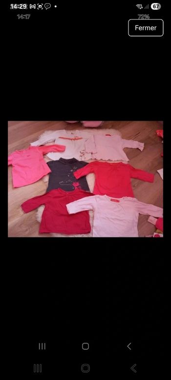 Lots de 7 haut 6 mois 