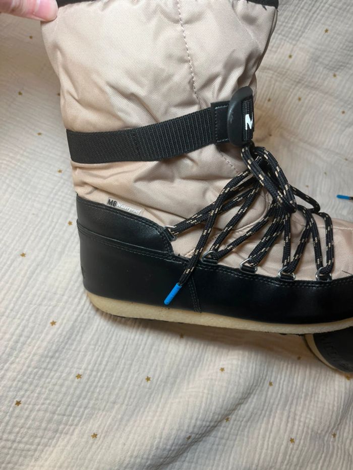 Moon boot - beige et noir - 41 - photo numéro 5