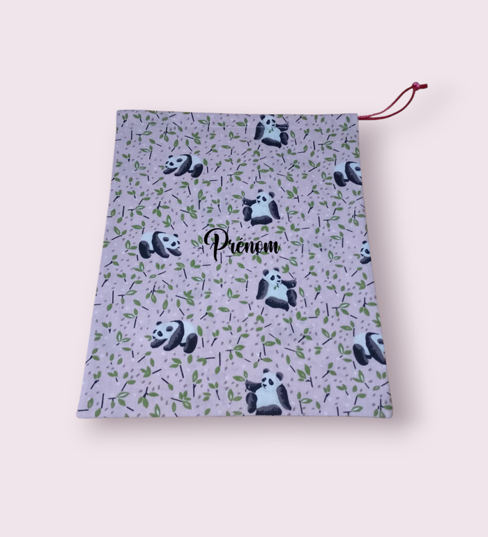 Pochette pour serviette de cantine, poche range serviette de table, pochette personnalisable - photo numéro 2