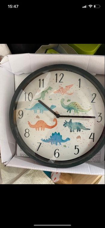 Horloge dinosaure