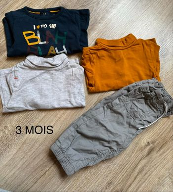 Lot de 4 pièces garçons 