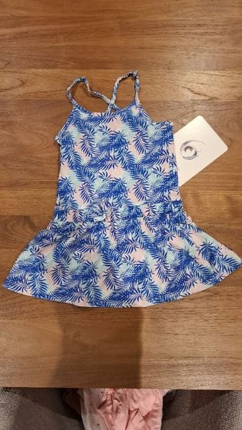 Robe été à bretelle bleue _ 6 ans 116cm _ LH