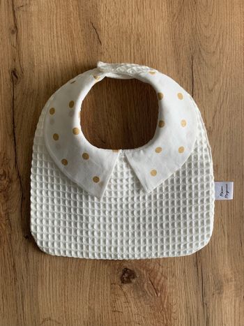 Bavoir bébé / enfant à col chemise