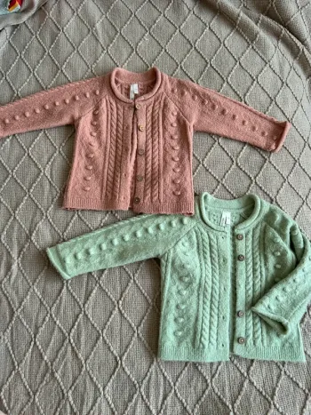 Lot deux gilets chauds 9 mois