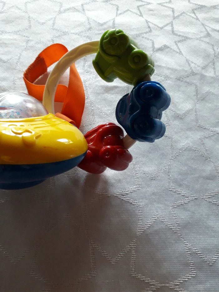 Hochet Clé musicale avec 3 petits voitures - photo numéro 2
