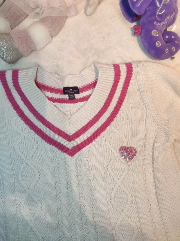 Pull marelle sous la tour Eiffel 6 ans sergent major - photo numéro 3