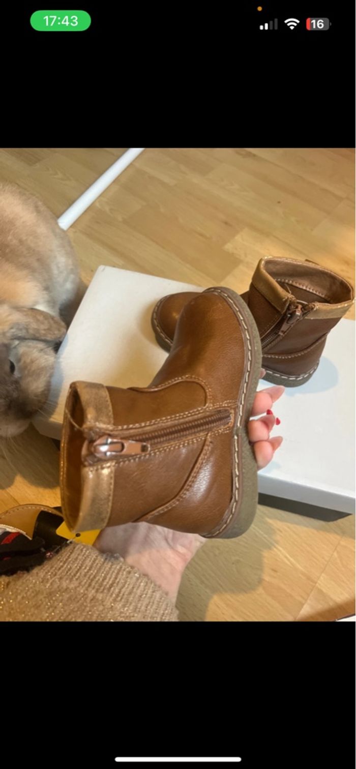 Bottines marrons 22 - photo numéro 2