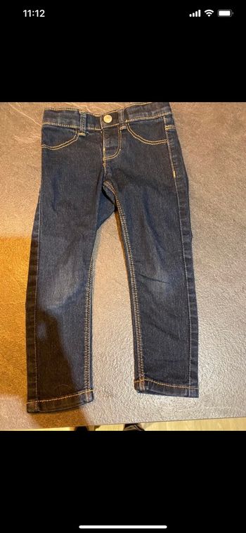 Jean skinny taille réglable