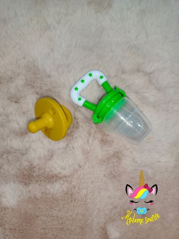 Tétine silicone et tétine grignoteuse