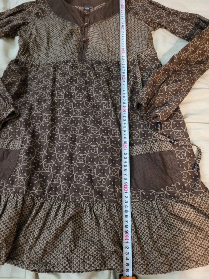 Robe Rip Curl marron et beige - photo numéro 8