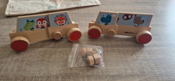 Ensemble voitures engrenages lilliputiens