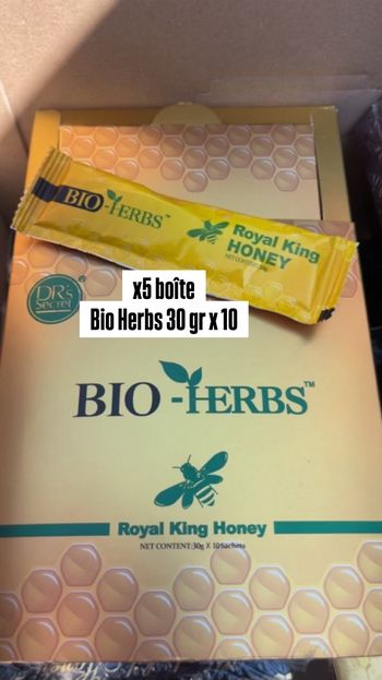 x5 boîtes Honey bio herbs 