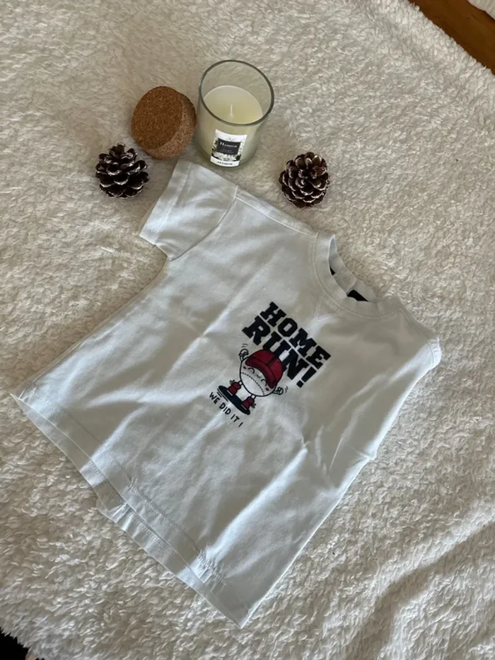 Lots de T-shirt manches courtes taille 12 mois - photo numéro 6