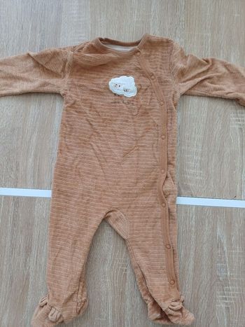 Pyjama marron bébé 9 mois