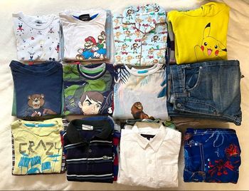 Lot de 45 vêtements enfants garçon 6 ans divers
