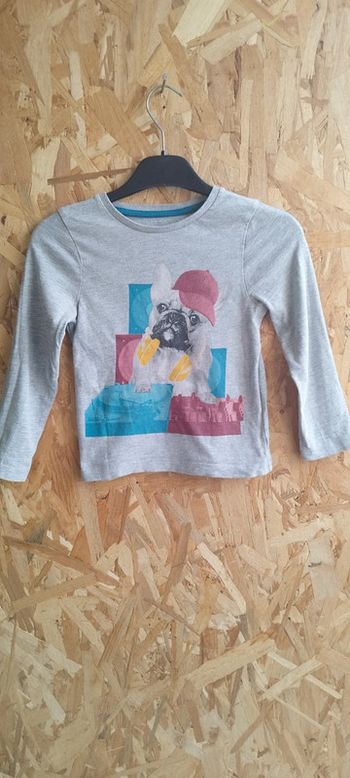 T-shirt manches longues chien