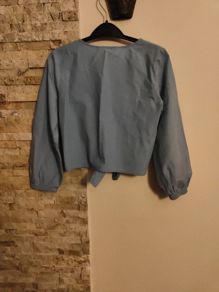 Haut H&M bleu 8 ans - photo numéro 5