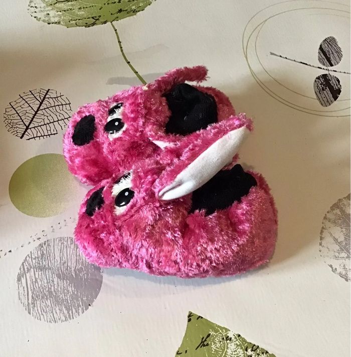 Chausson chien rose taille 22/23 - photo numéro 3