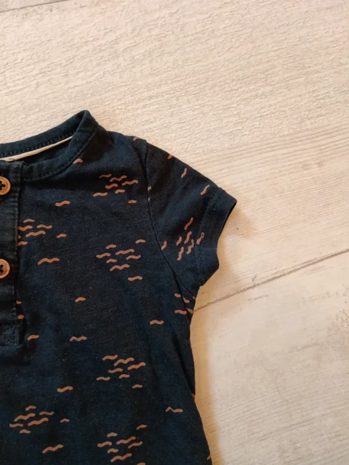 T-shirt manches courtes Kiabi 9 mois - photo numéro 4