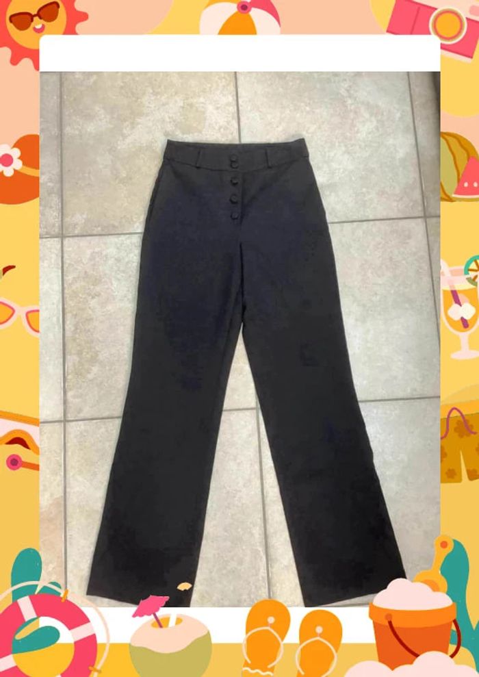 Pantalon classique ajusté noir 36 Trendyol