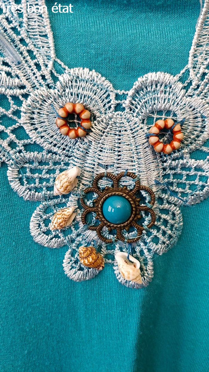 Débardeur turquoise - photo numéro 2