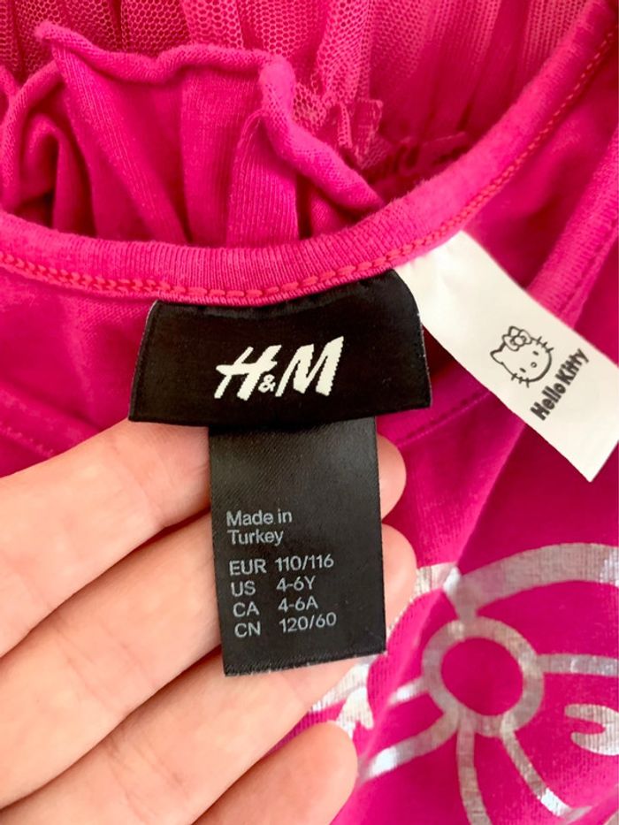 Robe en coton Hello kitty en taille 4/6ans - photo numéro 4
