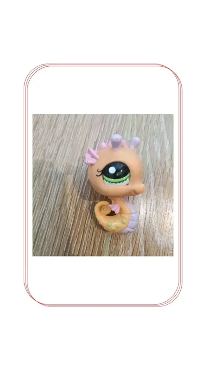 Figurine hippocampe orange Littlest Pet Shop- Hasbro - photo numéro 4