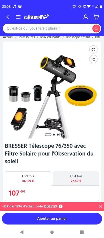 Bresser télescope 