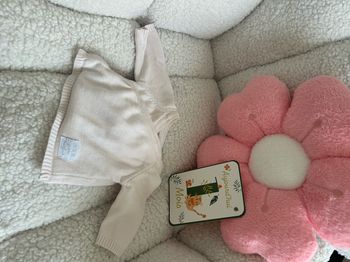 Gilet cache cœur rose pale