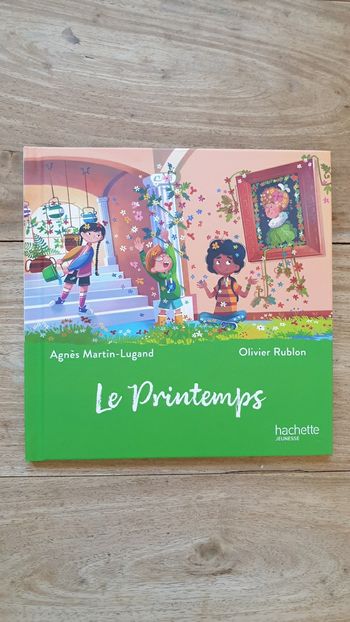 Neuf livre enfant Hachette Jeunesse sur le thème de l art Le printemps de Giuseppe Arcimboldo