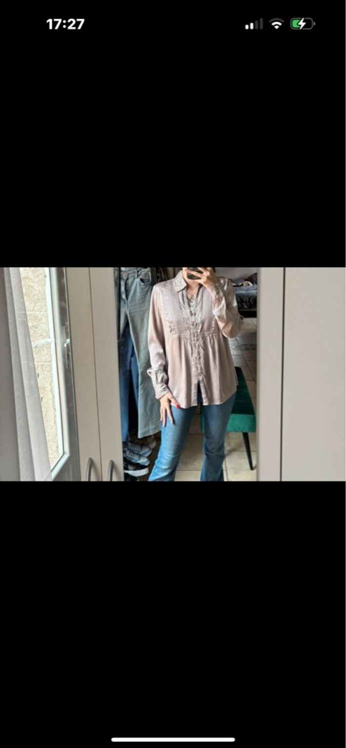 Chemise vintage en soie - photo numéro 6