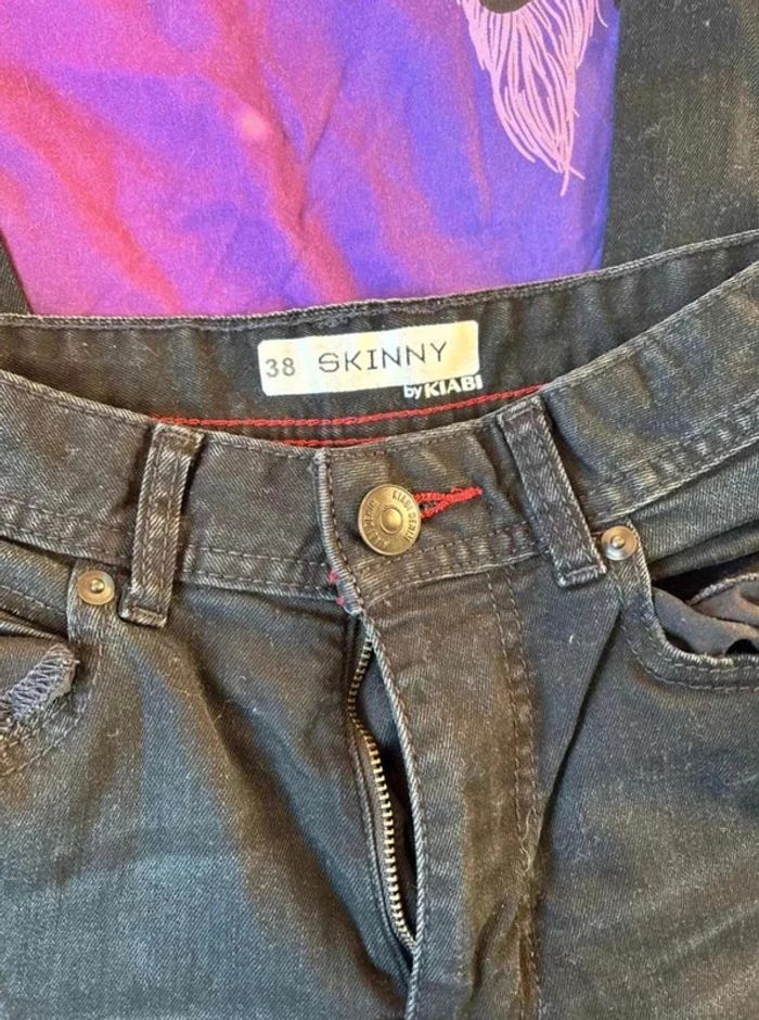 Jeans homme skinny taille 38 marque kiabi - photo numéro 4