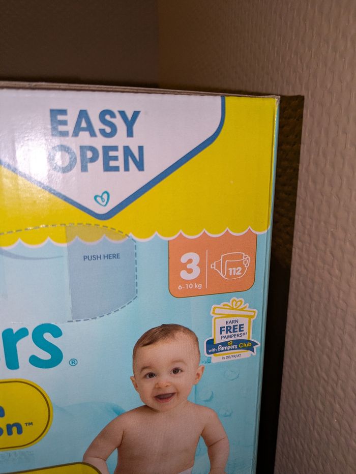 Couche pampers taille 3 ou/et 4 - photo numéro 3