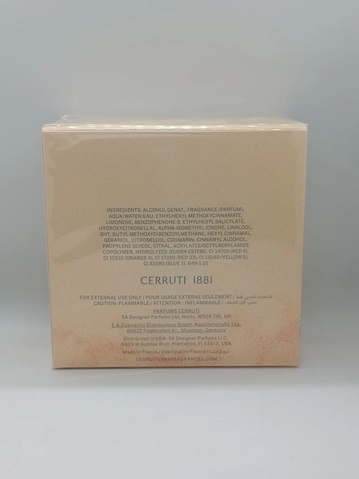 Cerruti 1881 Eau de Toilette Pour Femme 100ml - photo numéro 6