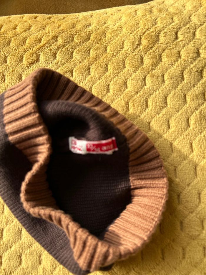 DPAM bonnet 10/14 ans couleur marron quasi neuf - photo numéro 3