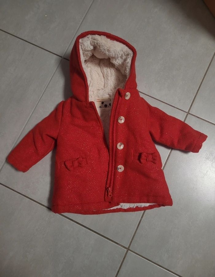 Manteau bébé fille 9mois - photo numéro 2