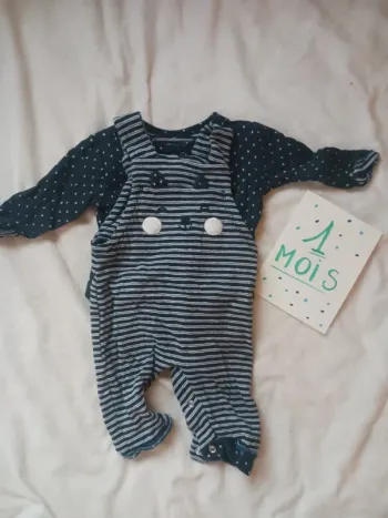 Salopette bébé - 1 Mois