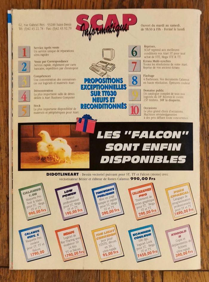 Ancien magazine ST Atari n°72 1993 vintage - photo numéro 18