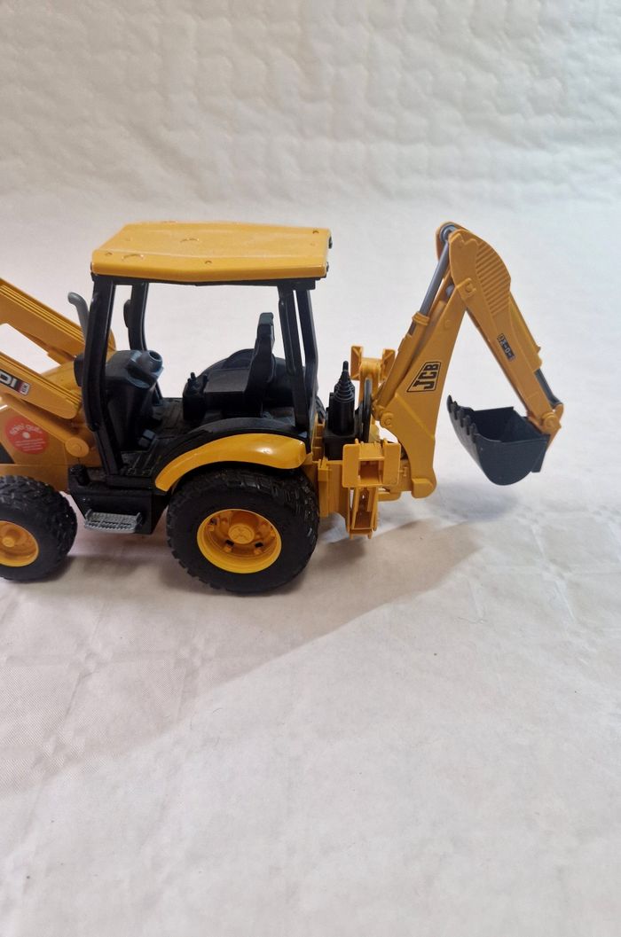 Tracteur  / tractopelle  , miniature  , jouet  , Bruder  , JCB , Midi - photo numéro 4