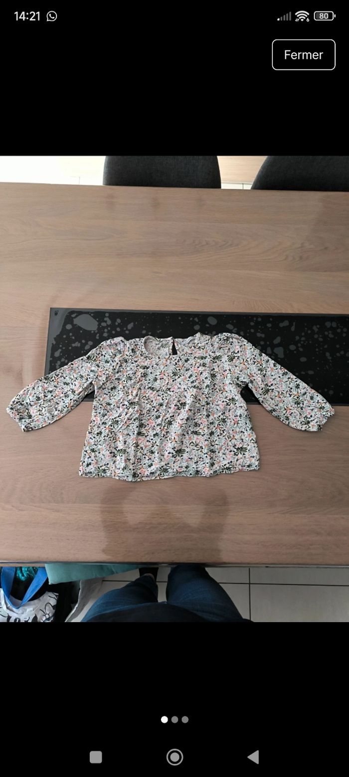 Chemise manches longues