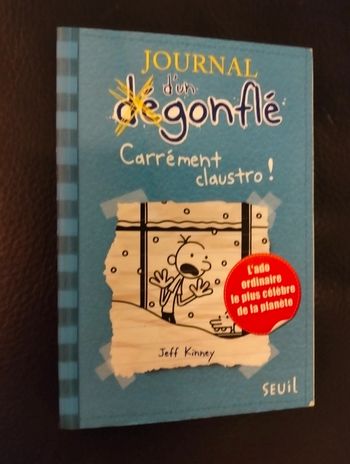 Livre Journal d'un dégonflé Carrément claustro !