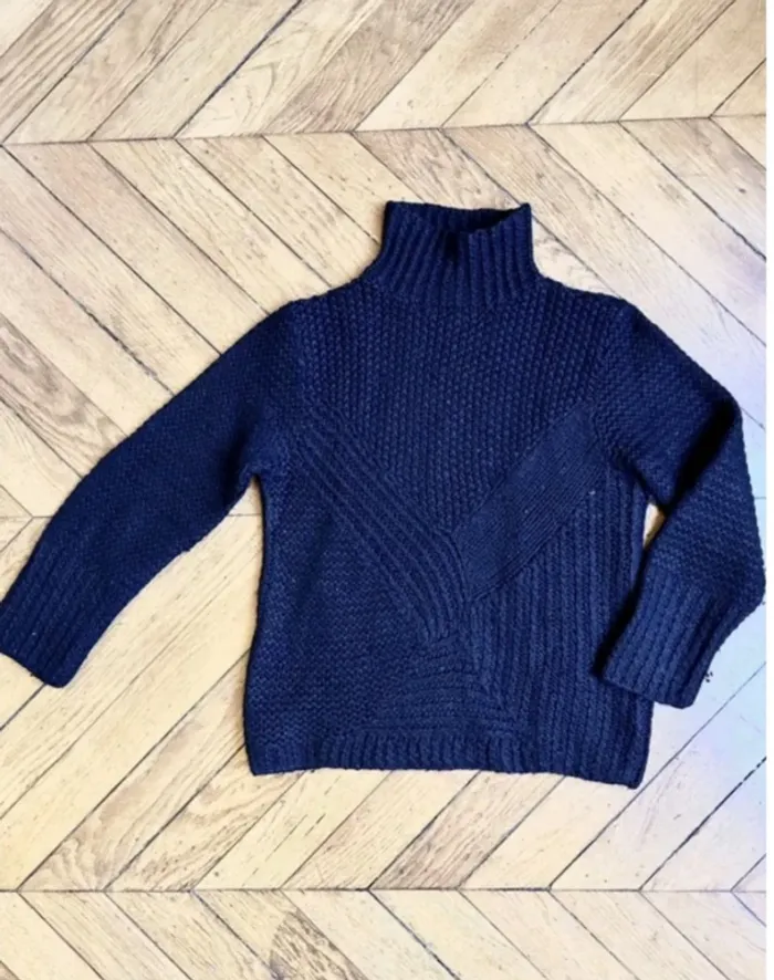 Superbe pull Gerard Darel, 50% laine, taille 3, noir - photo numéro 9