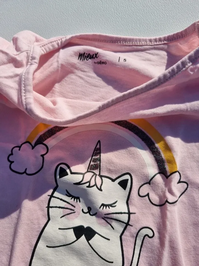 T-shirt chatlicorne - photo numéro 2
