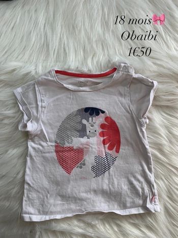 T-shirt 🎀 18 mois