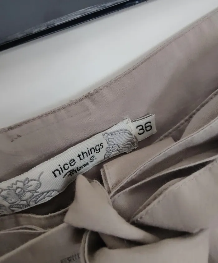 Short Bermuda gris kaki Nice things 36 - photo numéro 5