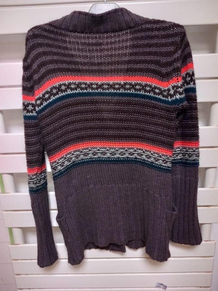 Long gilet en laine - photo numéro 2