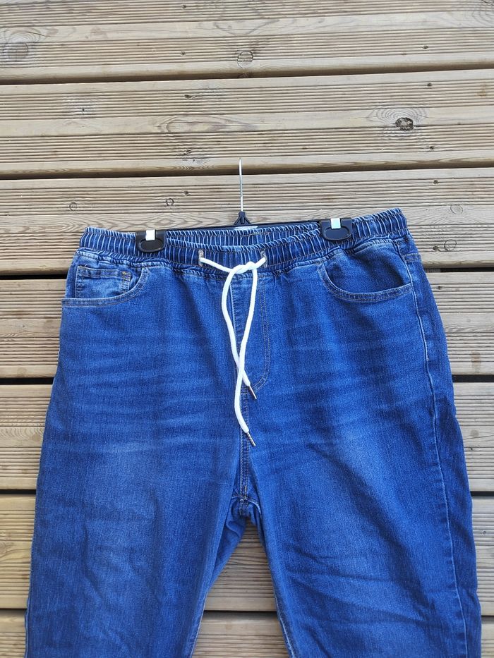 Jean skinny brut SHEIN – Taille 46 / 1XL – Taille haute & Cordon ajustable - photo numéro 3